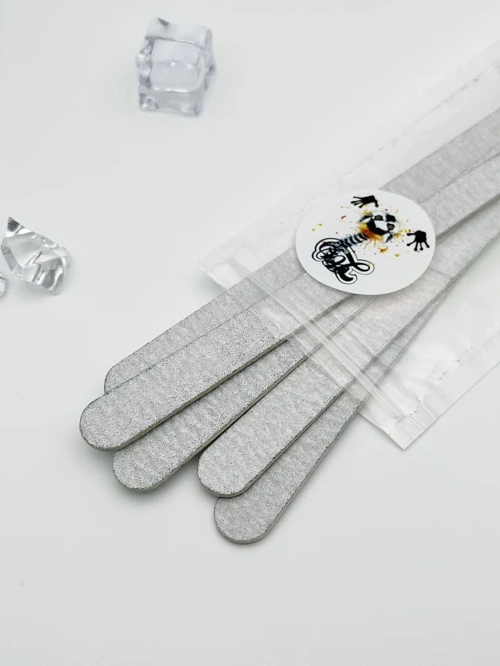 Nagelfeilen dünn in grau 180/240 von Zoo Set 5 Stk.