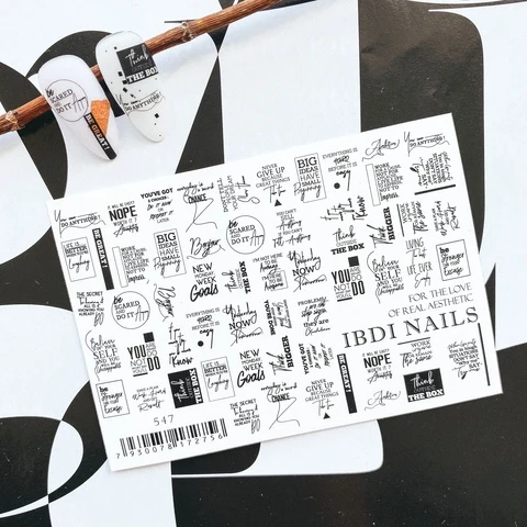 Sticker Nr. 547 von IBDI Nails