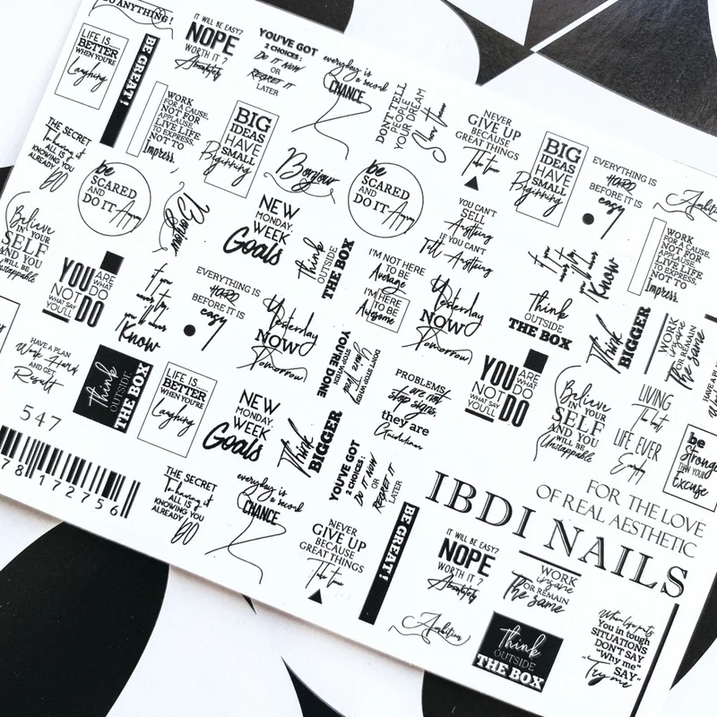 Sticker Nr. 547 von IBDI Nails