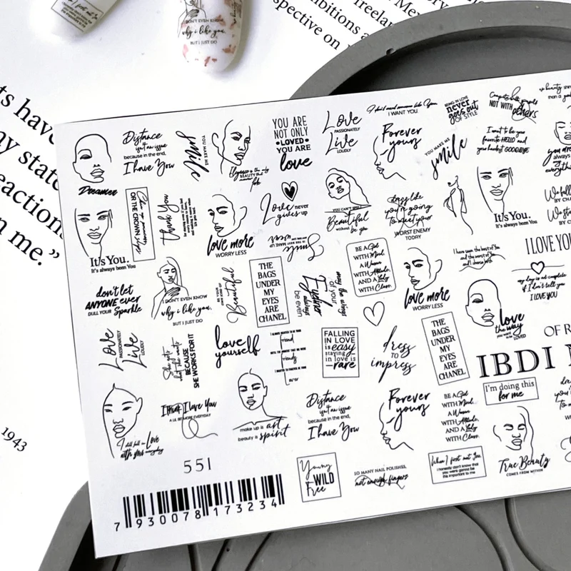 Sticker Nr. 551 von IBDI Nails
