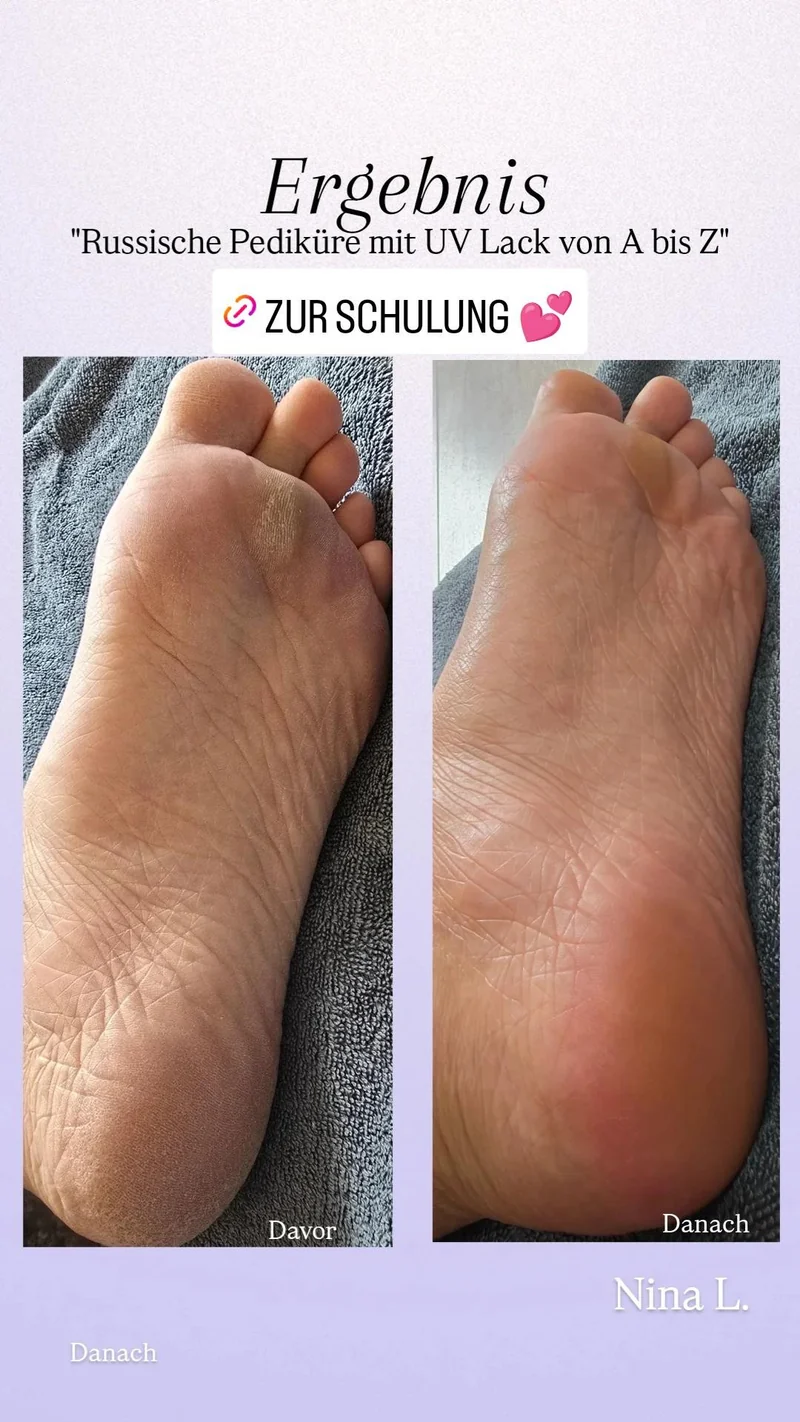 ONLINE KURS "RUSSISCHE PEDIKÜRE MIT SHELLAC: ALLES VON A BIS Z"