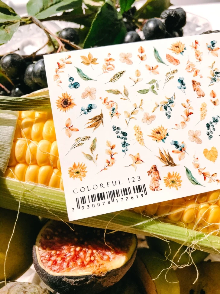 Sticker COLORFUL 123 von IBDI Nails