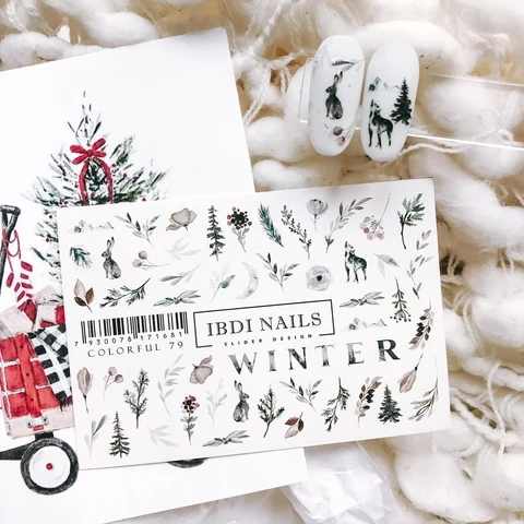 Sticker COLORFUL Nr. 79 von IBDI Nails