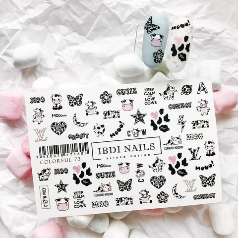 Sticker COLORFUL Nr. 73 von IBDI Nails