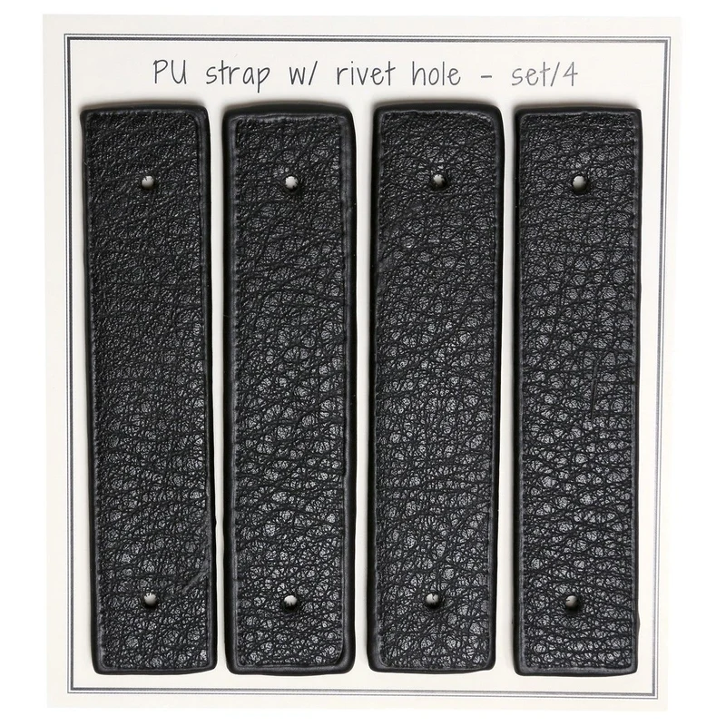 Riemen für Körbchen ( zum Anbringen mit Nieten), 8,5 x 1,8 cm, 4 stk.
