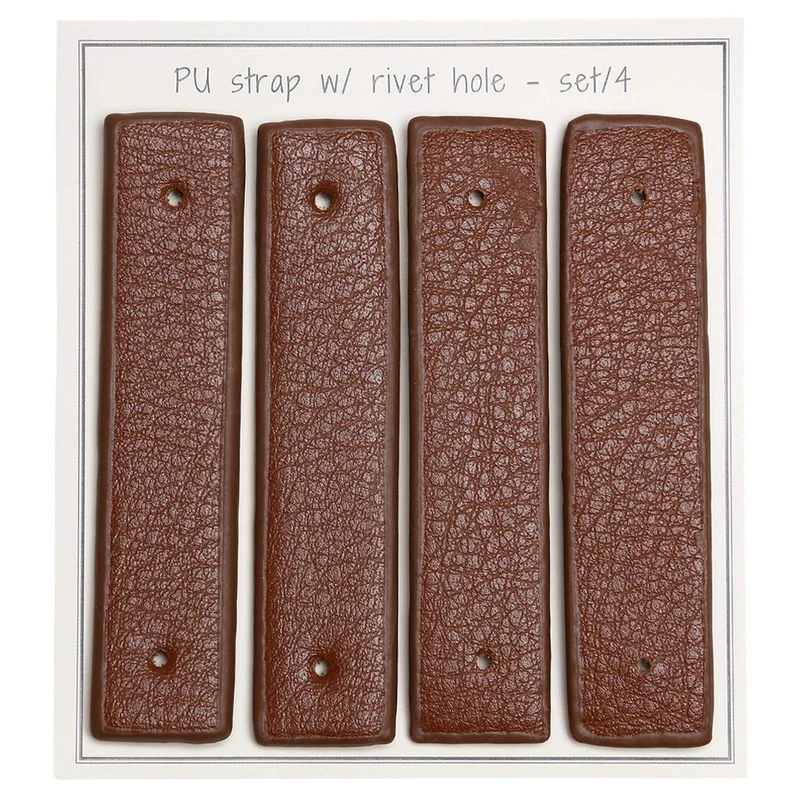 Riemen für Körbchen ( zum Anbringen mit Nieten), 8,5 x 1,8 cm, 4 stk.