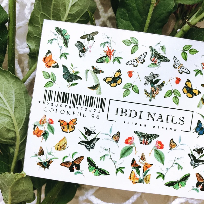 Sticker COLORFUL Nr. 96 von IBDI Nails