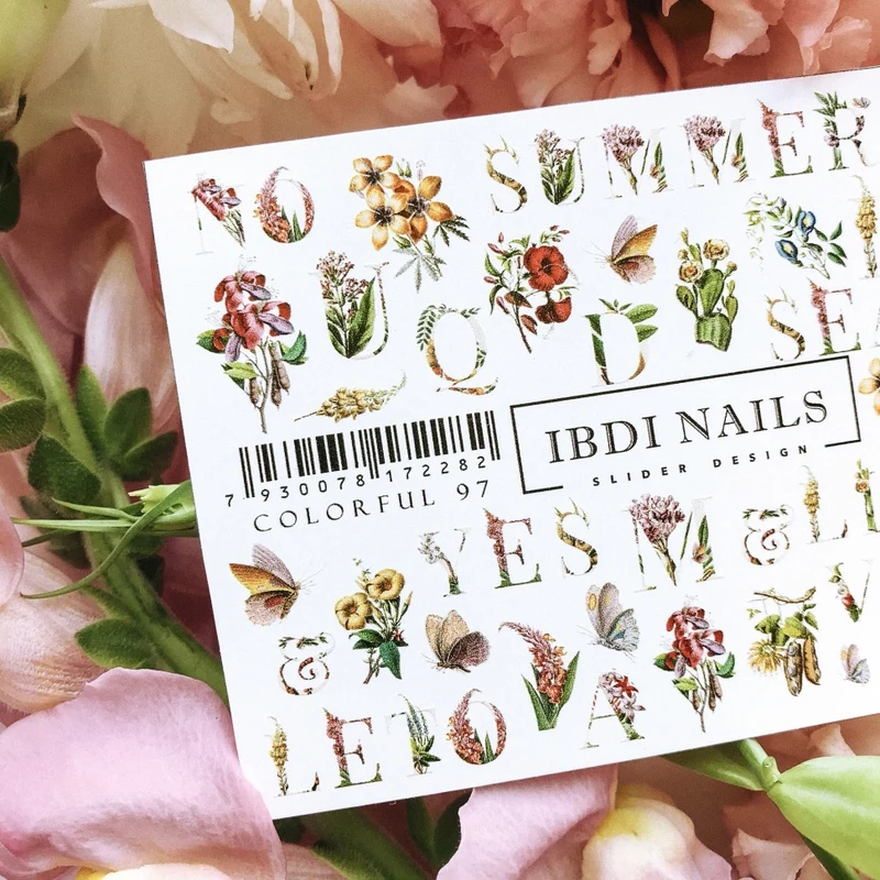 Sticker COLORFUL Nr. 97 von IBDI Nails