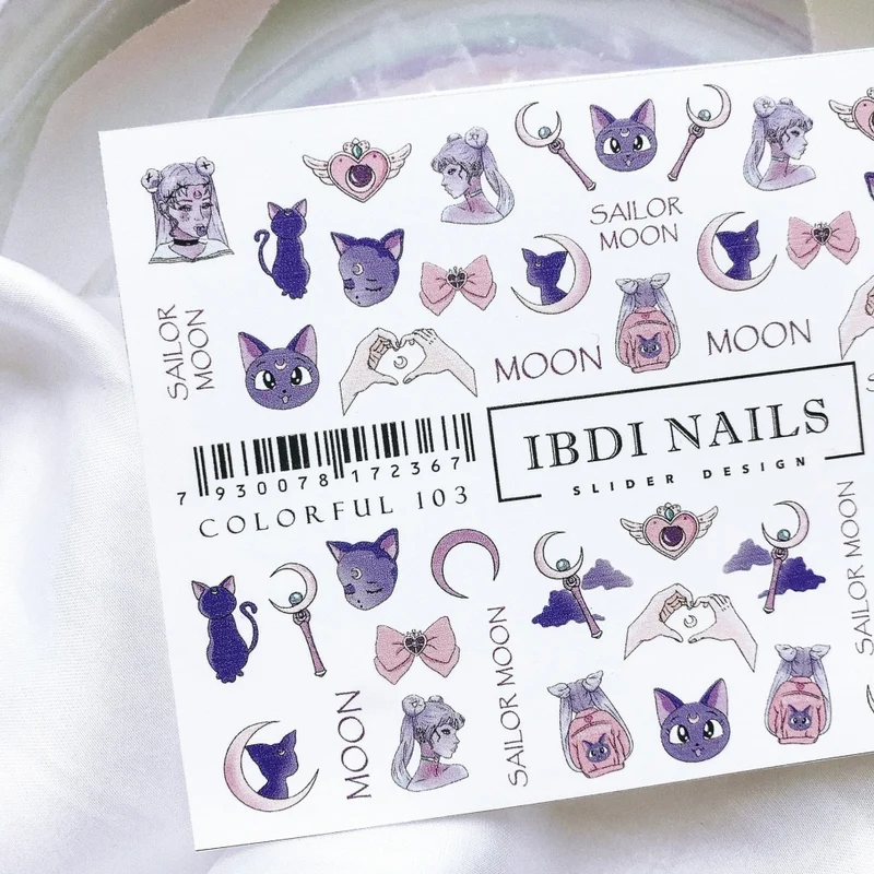 Sticker COLORFUL Nr. 103 von IBDI Nails