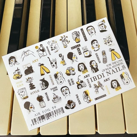Sticker Air Foil 59 von IBDI Nails