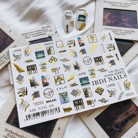 Sticker Air Foil 66 von IBDI Nails