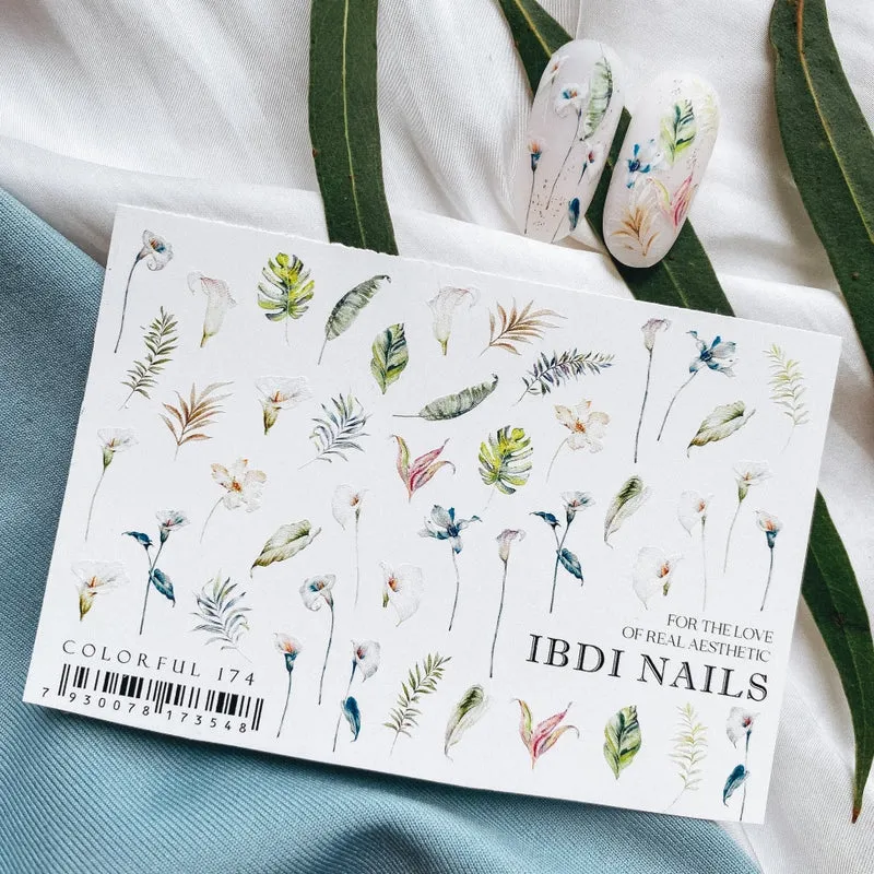 Sticker COLORFUL 174 von IBDI Nails
