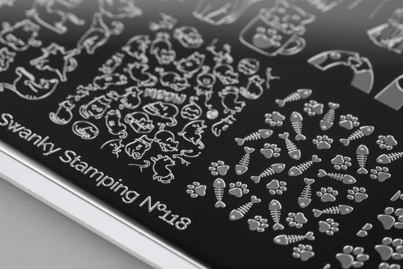 Stamping Platte Schablone Nr. 118 von Swanky