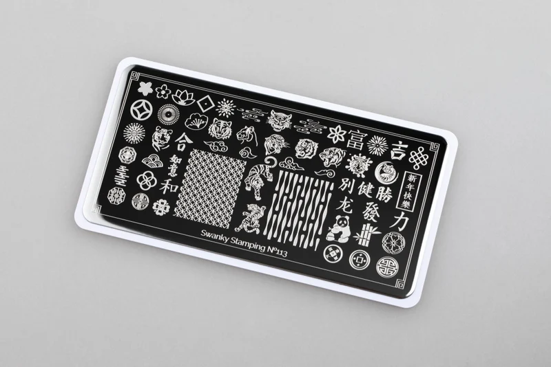 Stamping Platte Schablone Nr. 113 von Swanky