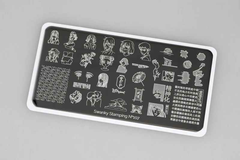 Stamping Platte Schablone Nr. 107 von Swanky