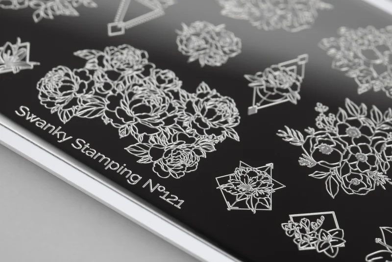 Stamping Platte Schablone Nr. 121 von Swanky
