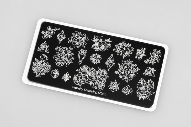 Stamping Platte Schablone Nr. 121 von Swanky