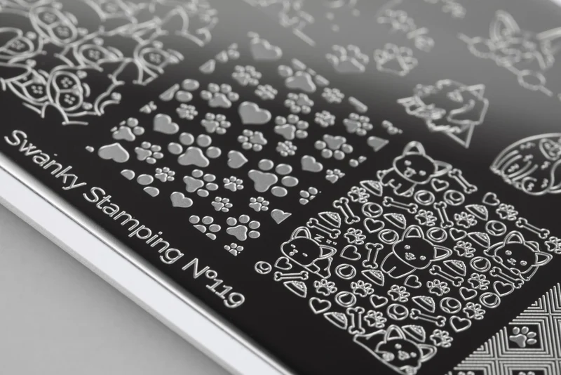 Stamping Platte Schablone Nr. 119 von Swanky
