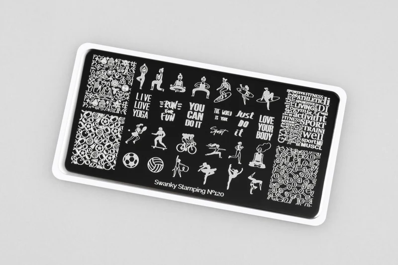 Stamping Platte Schablone Nr. 120 von Swanky