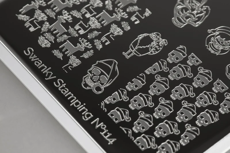 Stamping Platte Schablone Nr. 114 klein von Swanky