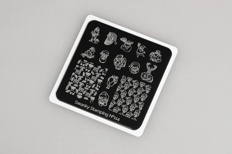Stamping Platte Schablone Nr. 114 klein von Swanky