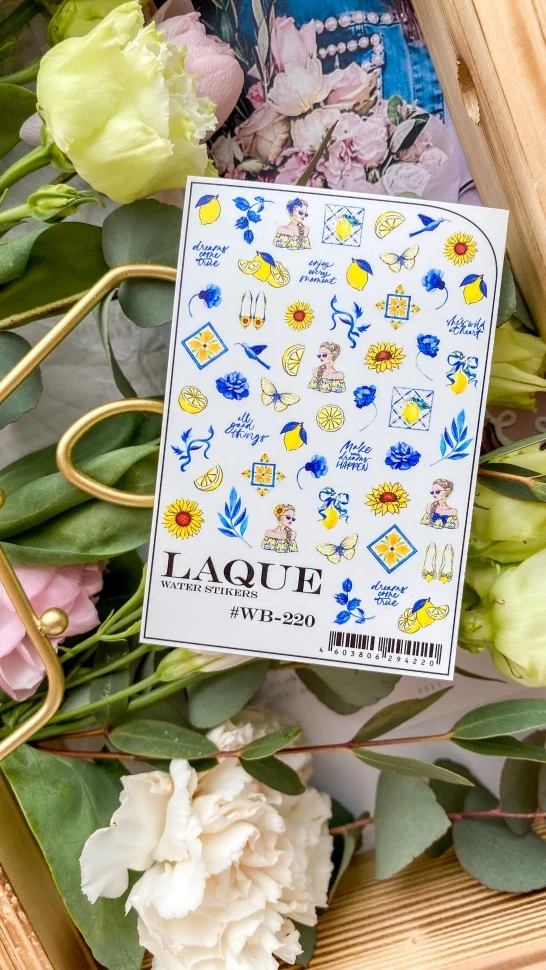 Sticker Design WB220 (Wasserlösliche Aufkleber) von Laque
