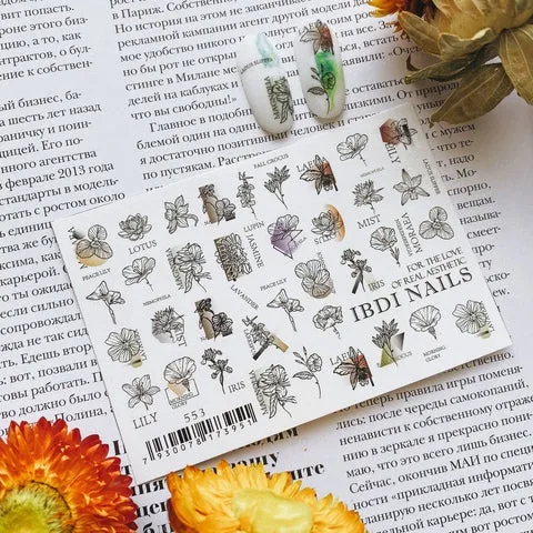 Sticker Nr. 553 von IBDI Nails
