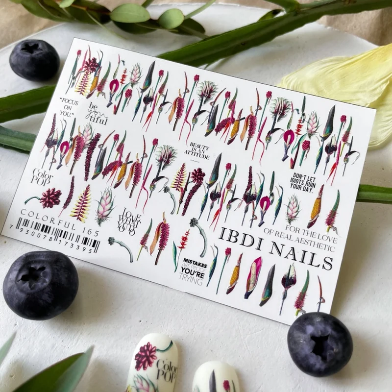Sticker COLORFUL 165 von IBDI Nails