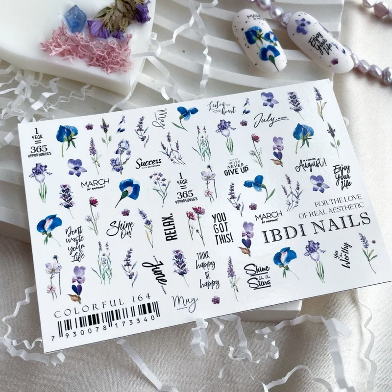 Sticker COLORFUL 164 von IBDI Nails