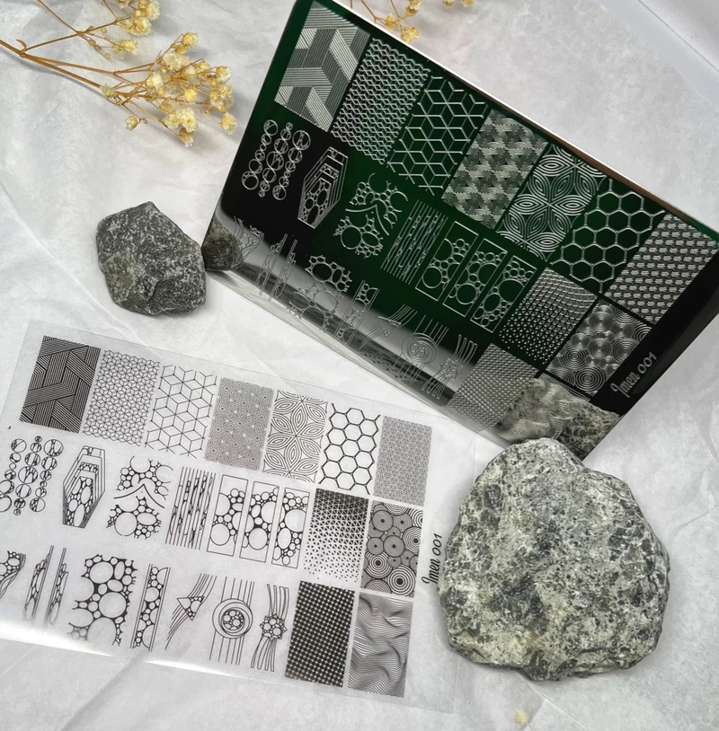 Stamping Platte Schablone Nr.1 von Imen