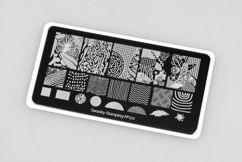 Stamping Platte Schablone Nr.122 von Swanky