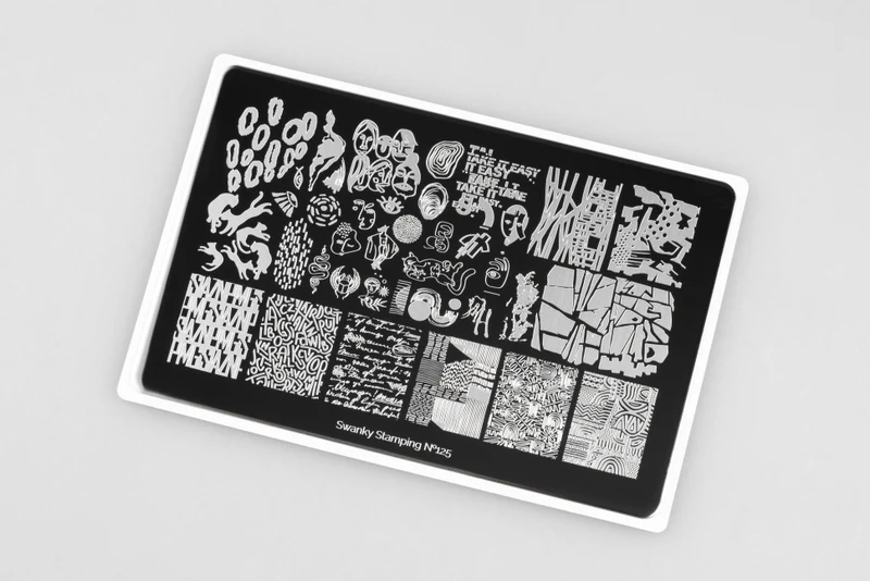 Stamping Platte Schablone Nr. 125 von Swanky