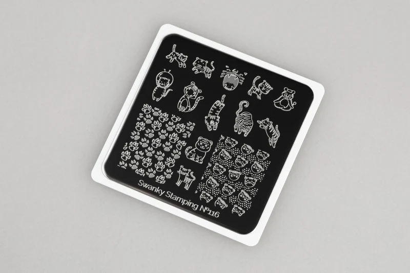 Stamping Platte Schablone Nr. 116 klein von Swanky