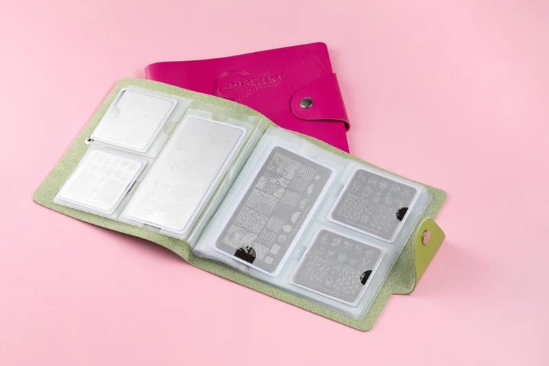 Stamping Tasche (Case) für 20St.(12x6cm)/40St.(6x6cm) olive von Swanky