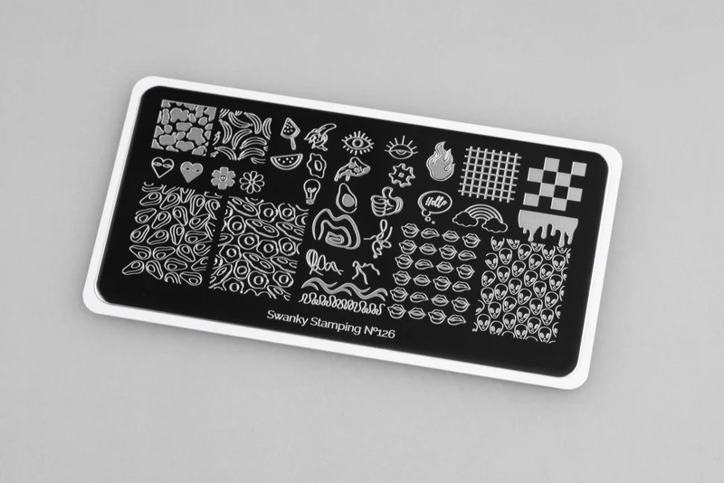 Stamping Platte Schablone Nr.126 von Swanky