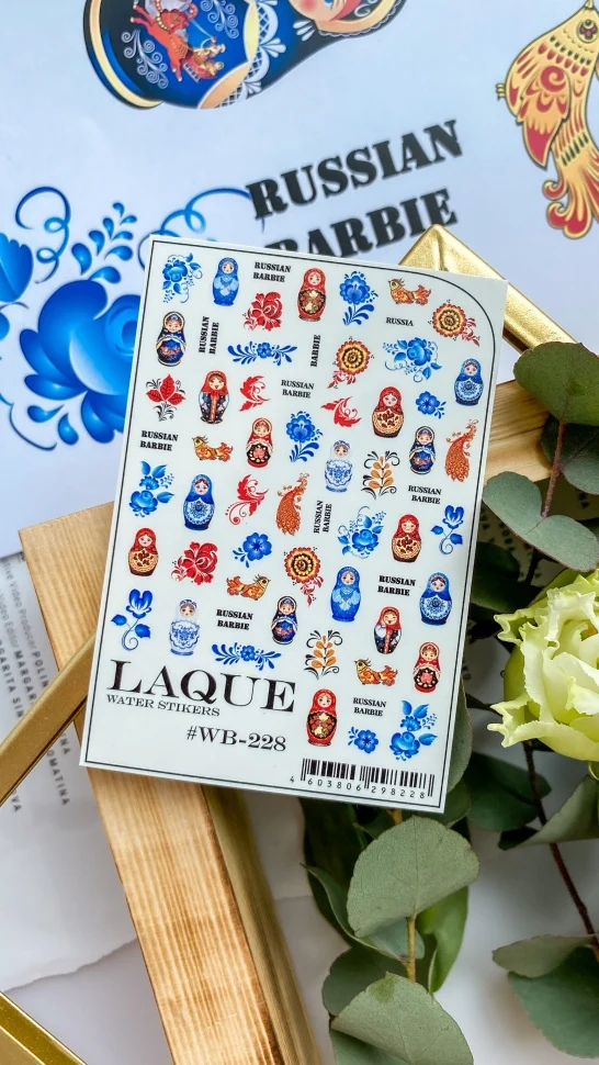 Sticker Design WB228 (Wasserlösliche Aufkleber) von Laque