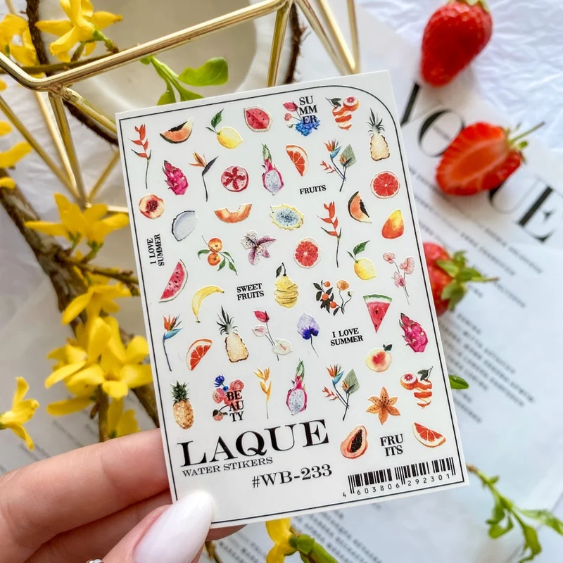 Sticker Design WB233 (Wasserlösliche Aufkleber) von Laque