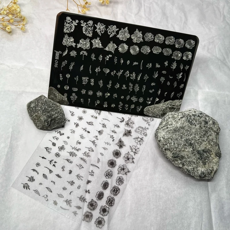 Stamping Platte Schablone Nr.16 von Imen
