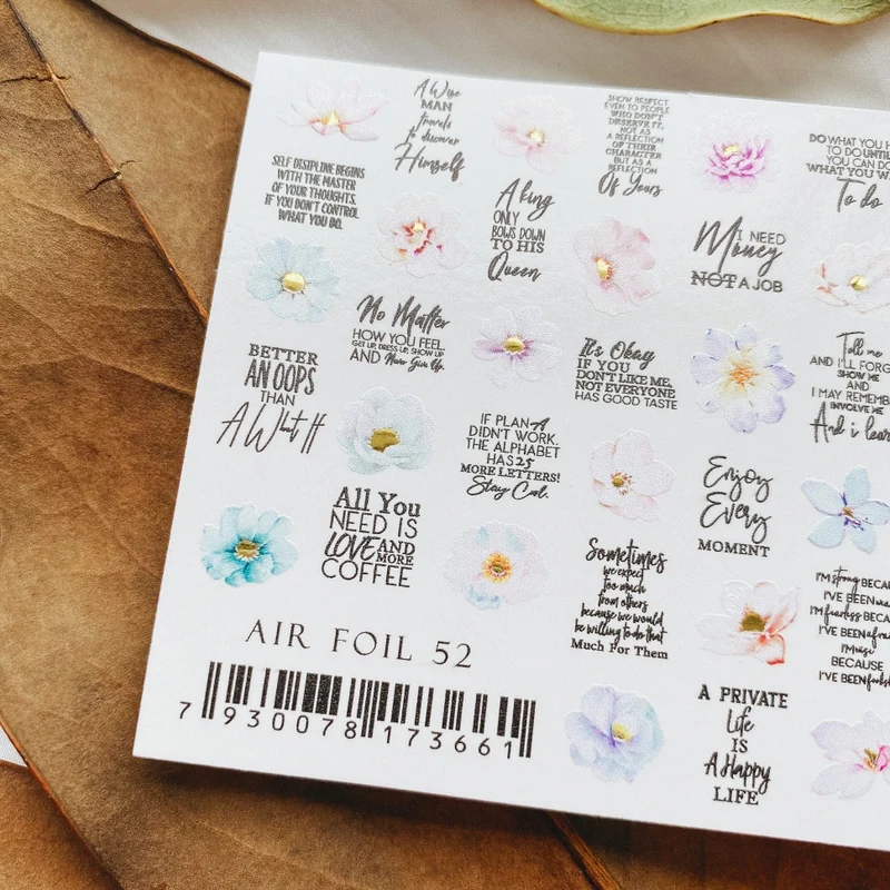 Sticker Air Foil 52 von IBDI Nails