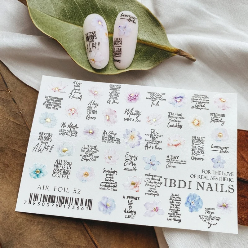 Sticker Air Foil 52 von IBDI Nails