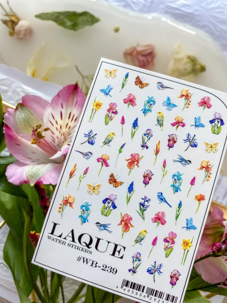 Sticker Design WB239 (Wasserlösliche Aufkleber) von Laque