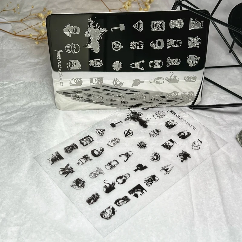 Stamping Platte Schablone Nr. 21 von Imen