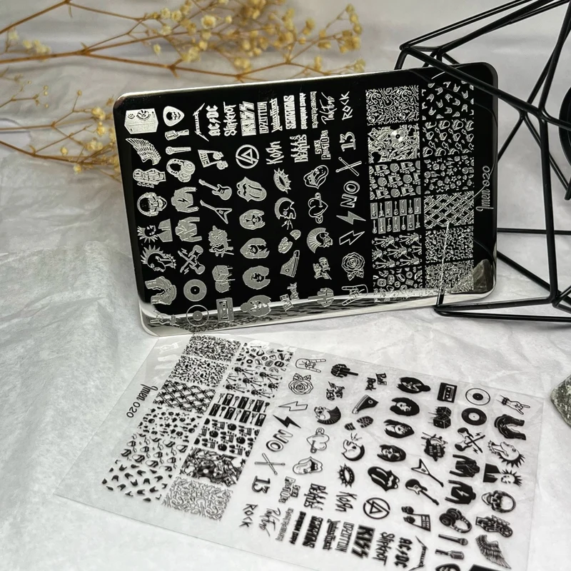 Stamping Platte Schablone Nr. 20 von Imen
