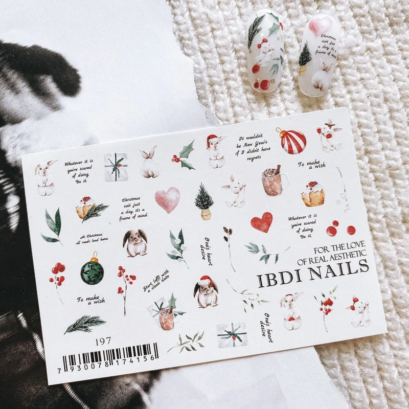 Sticker COLORFUL 197 von IBDI Nails