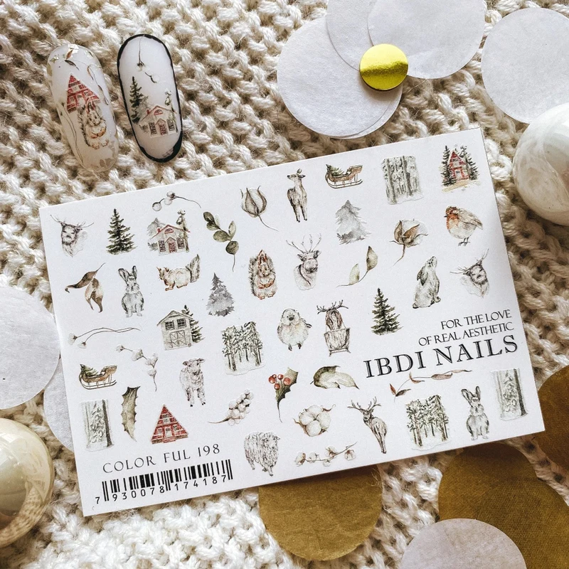 Sticker COLORFUL 198 von IBDI Nails