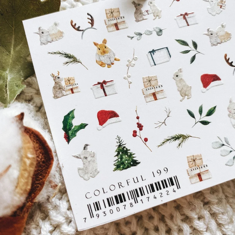 Sticker COLORFUL 199 von IBDI Nails