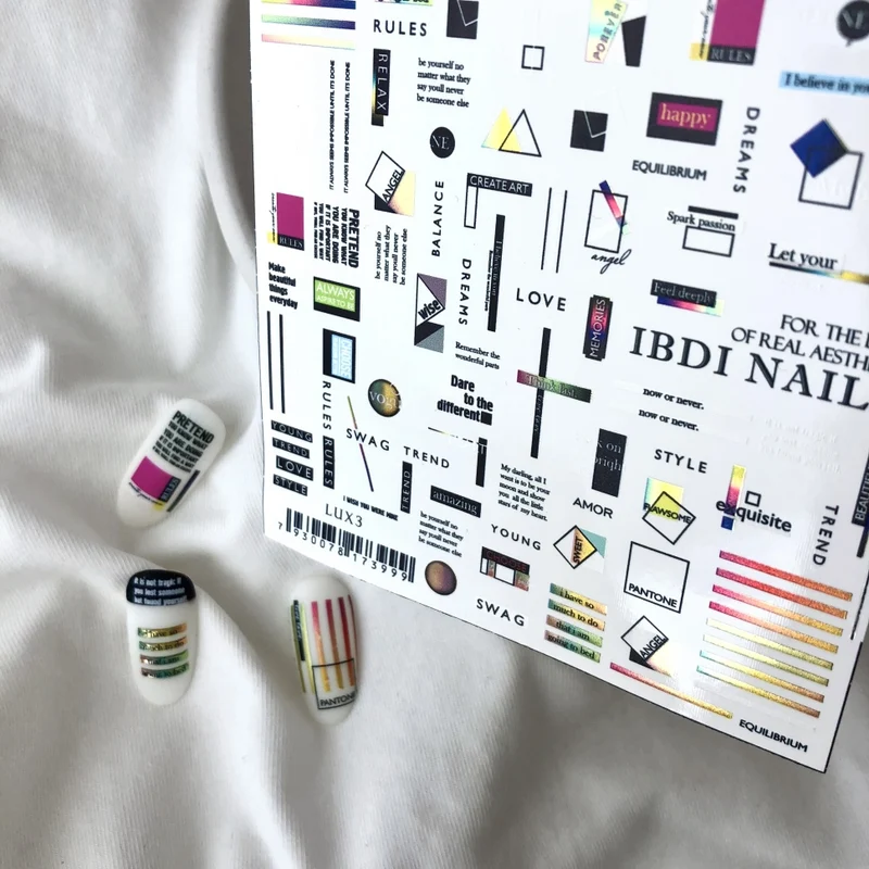 Sticker LUX 03 von IBDI Nails