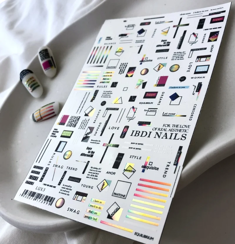 Sticker LUX 03 von IBDI Nails