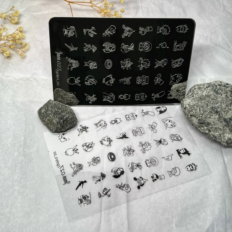 Stamping Platte Schablone Nr. 27 von Imen