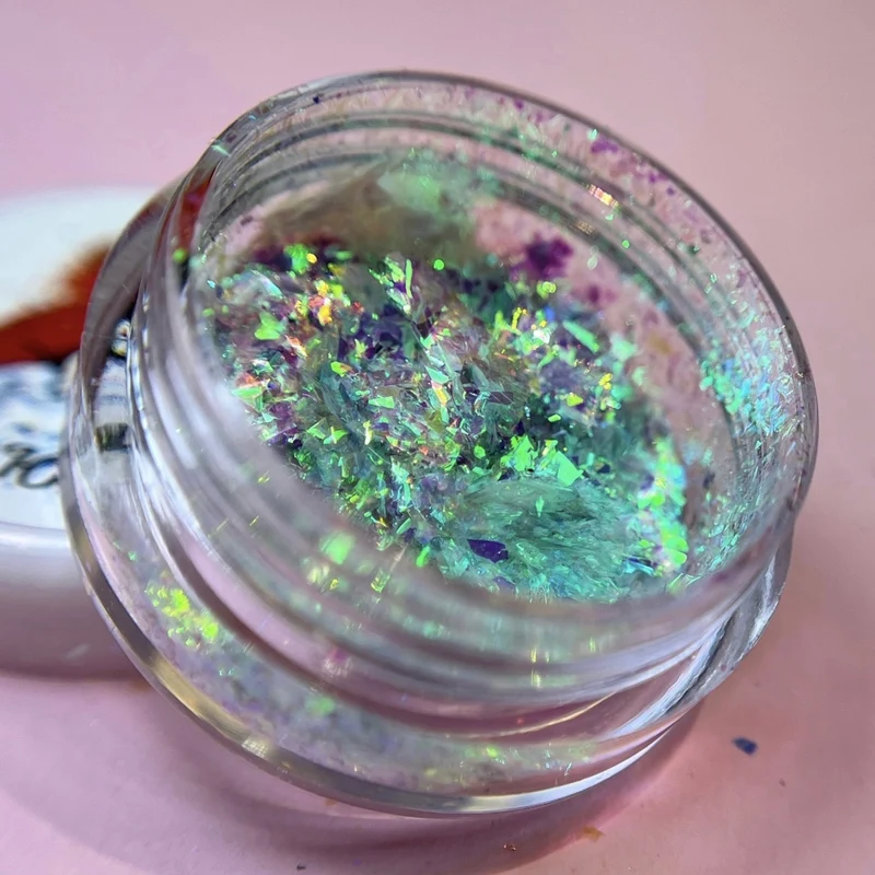 Pigment Flocken mit Chamäleon Effekt von ZOO Nail